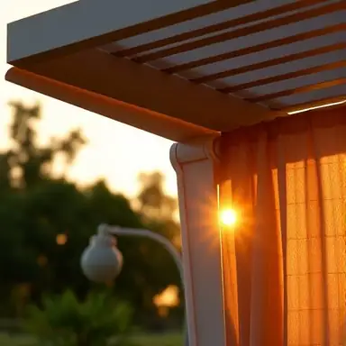 Pergola — photoreal close-up render