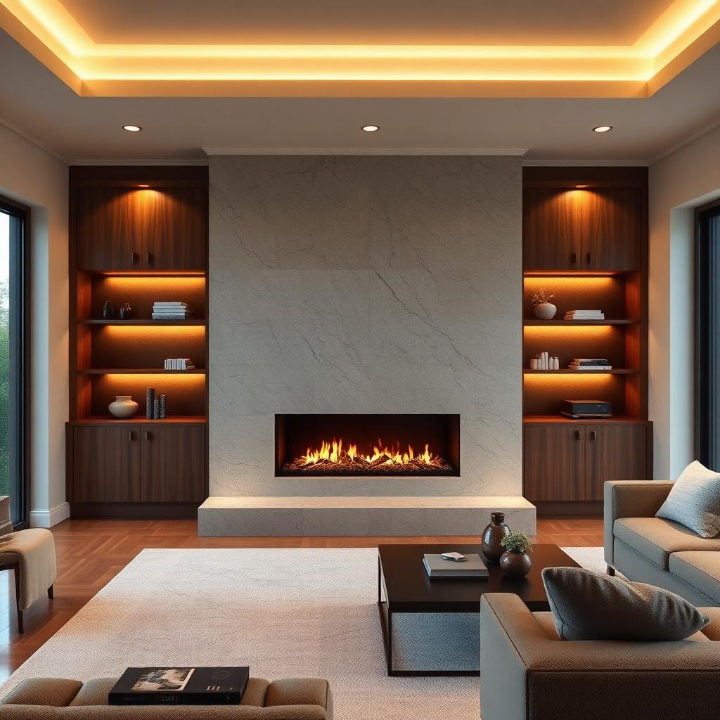 Fireplaces & Surrounds — Fireplaces & Surrounds · 2 sample render