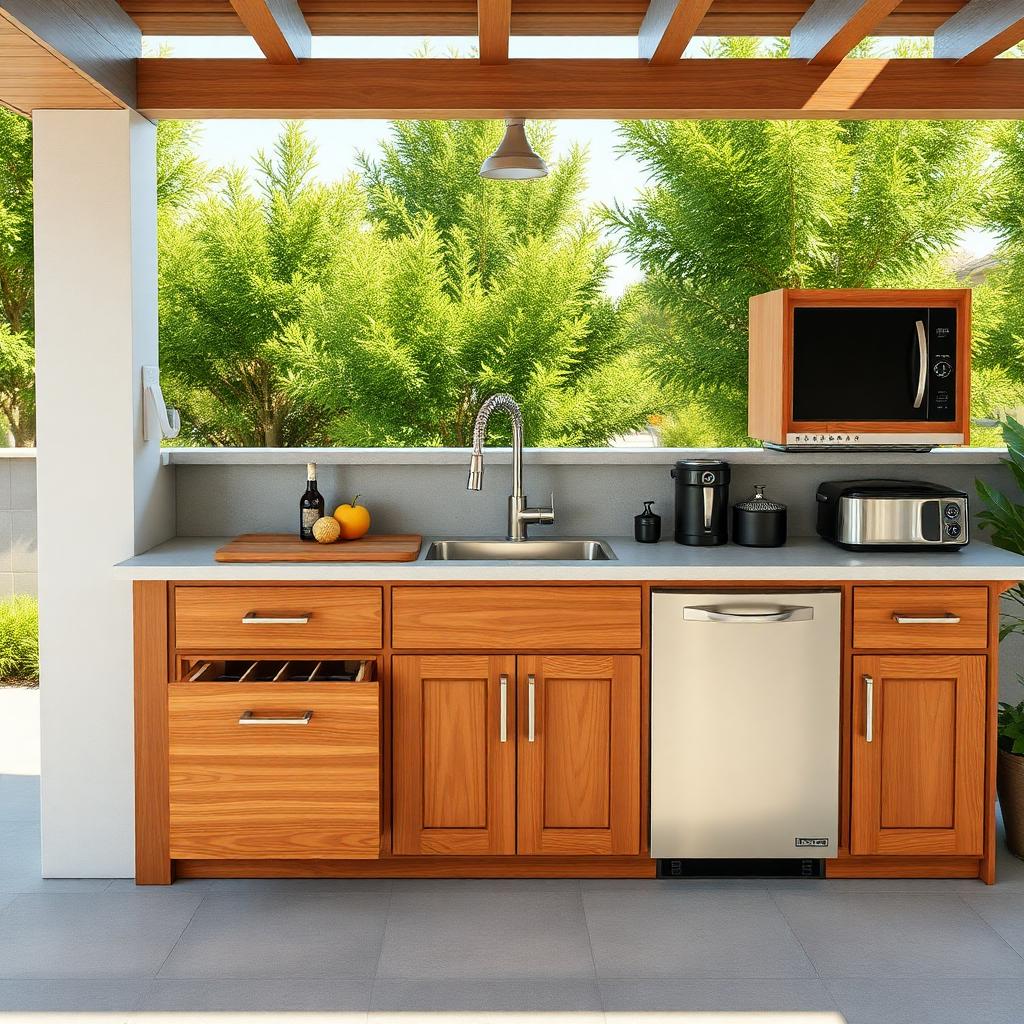Outdoor Kitchens & Bars — Outdoor Kitchens & Bars · 8 sample render