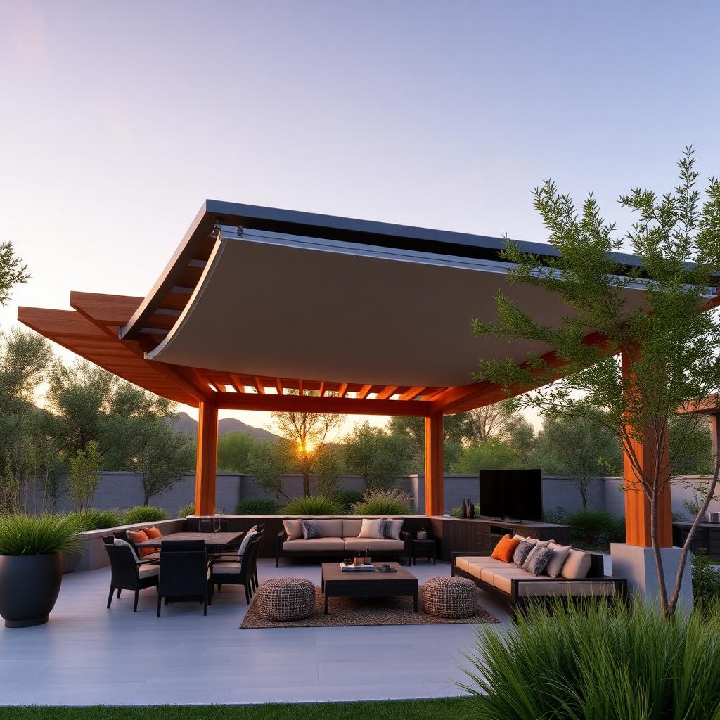 Pergolas & Outdoor Structures — Pergolas & Outdoor Structures · 2 sample render